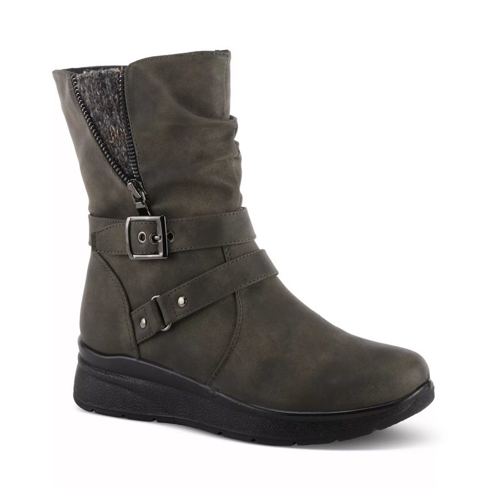 🆕 Flexus by Spring Step Campton Gray Ankle Boots - 7